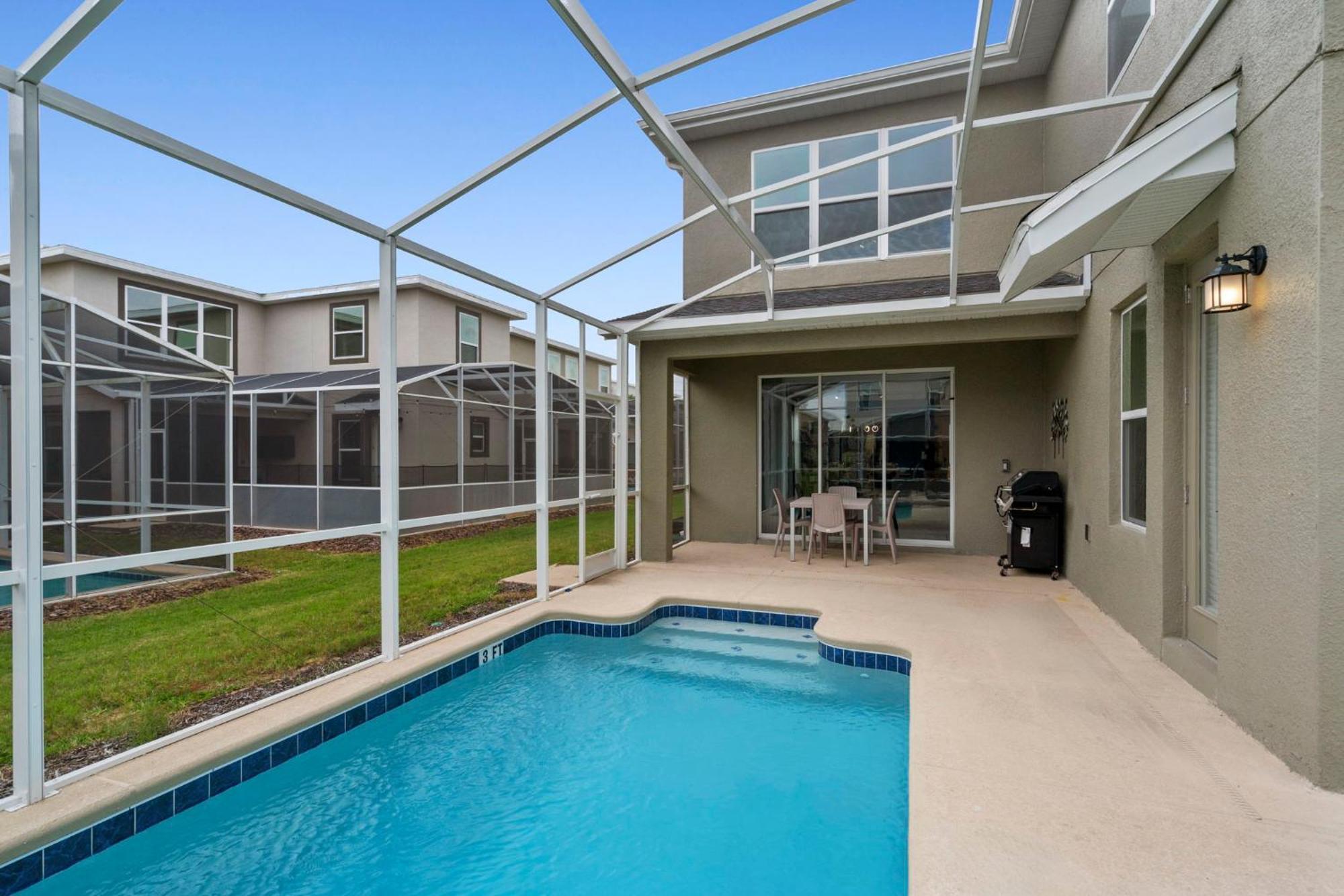 Gorgeous 5 Bd Home W Private Pool Next To Disney Kissimmee Buitenkant foto