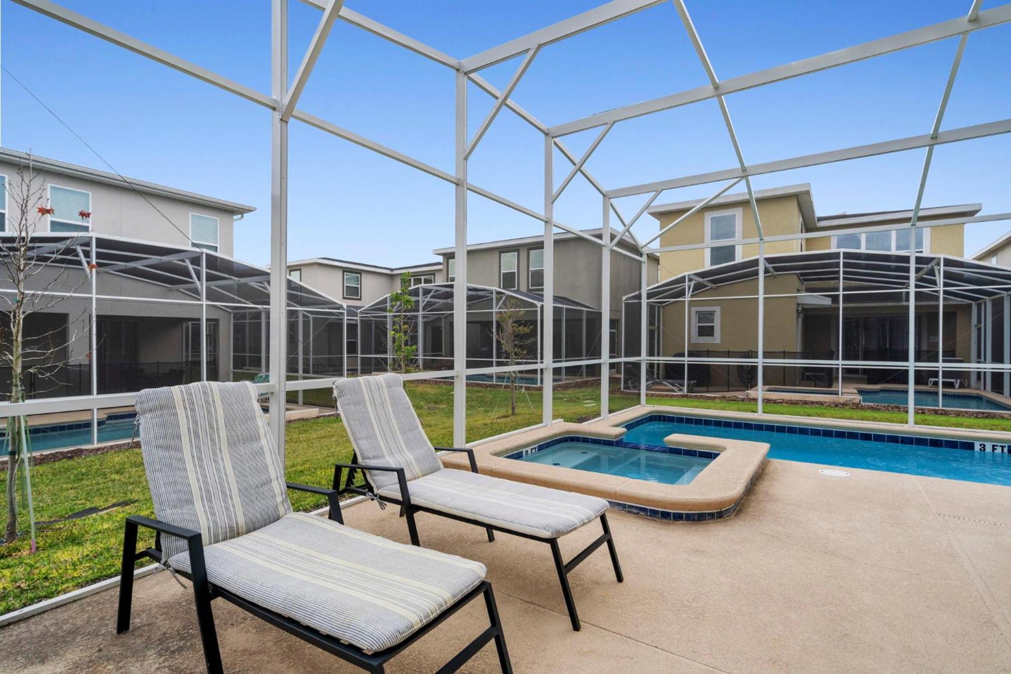 Gorgeous 5 Bd Home W Private Pool Next To Disney Kissimmee Buitenkant foto